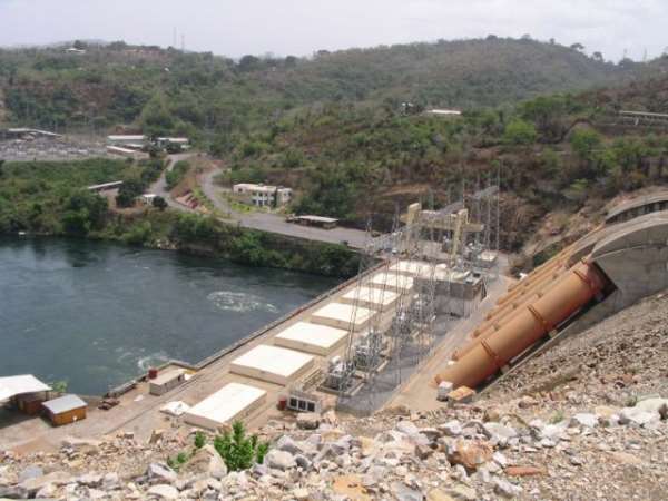 Water level in Akosombo Dam
